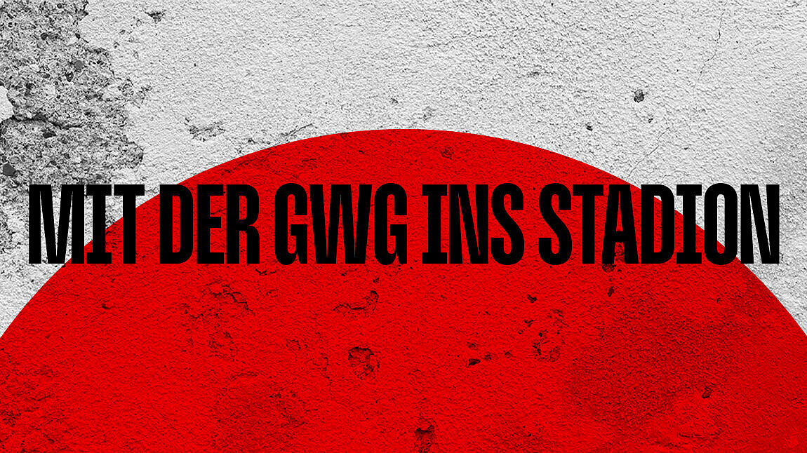 Mit der GWG in Stadion