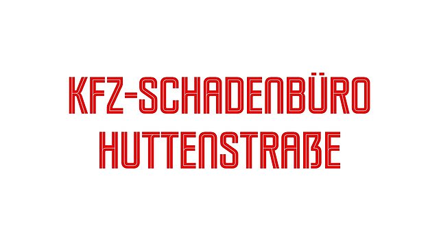 Logo KFZ-Schadenbüro Huttenstraße