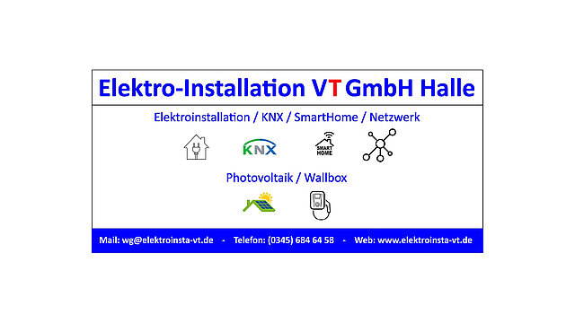 Logo Elektroinstallation VT GmbH Halle