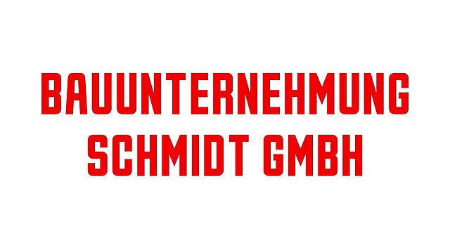 Logo Bauunternehmung Schmidt GmbH