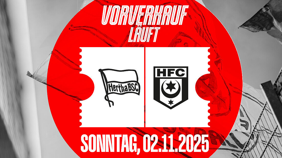 Ticket sales for the away game at Hertha BSC II have started
