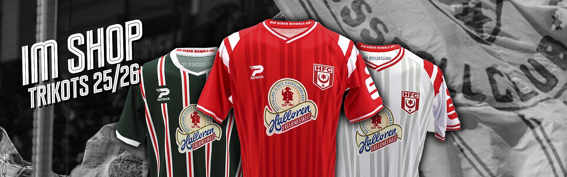 Neue Trikots im Shop