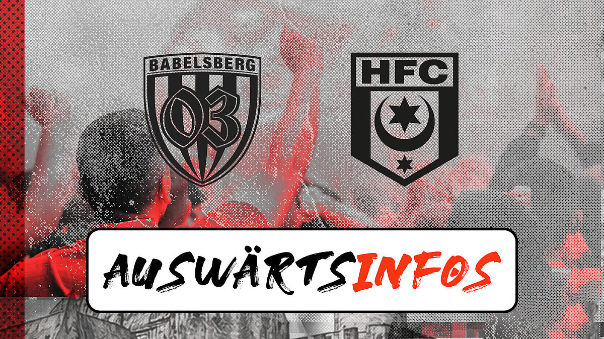 Auswärtsinformationen für das Spiel in Babelsberg